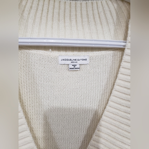 Cream sweater dress, size M, Jacqueline  de Yong - Picture 2 of 3